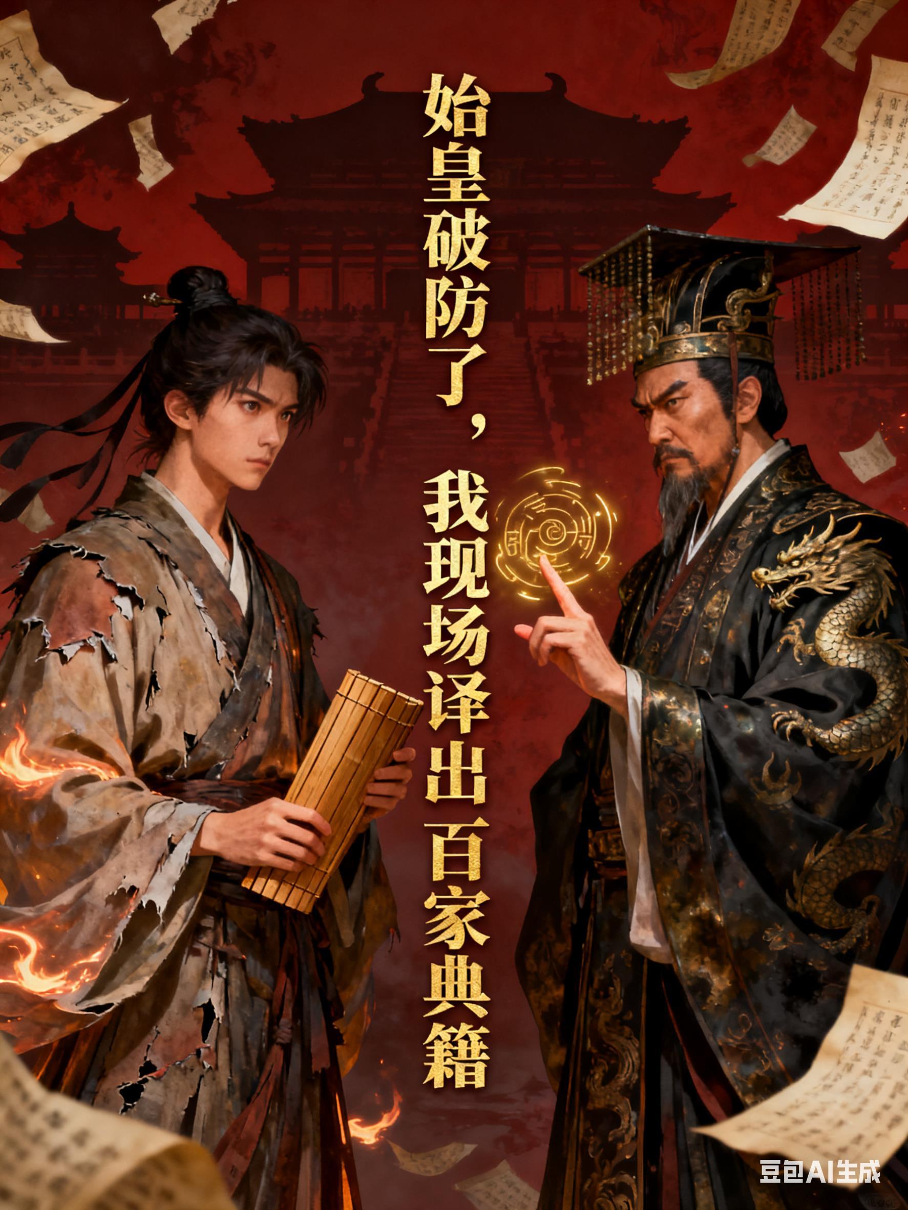 始皇破防了,我现场译出百家典籍